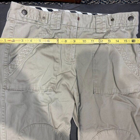 J.Crew Women’s Favorite Fit Chino Pants – Size 6, Light Brown w/ Ankle Zips - Picture 7 of 7